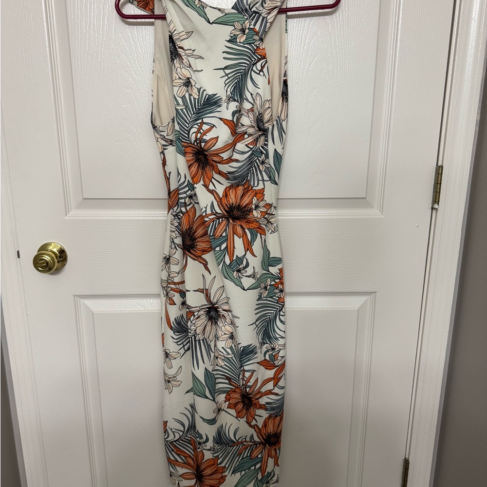 RACHEL Rachel Roy White Cream Halter Maxi Dress